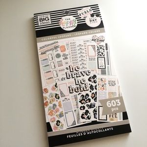 The Happy Planner Value Pack Stickers 603 Colorful Leopard